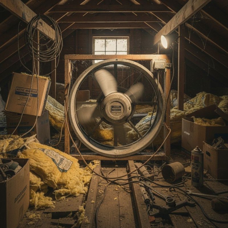 Local Attic Fan Repair pros at work